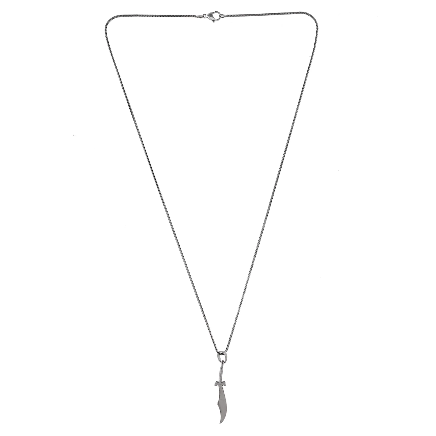 Eclipse Anchor Black Trishul Mens Pendant - Image 2